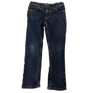 OshKosh B'gosh Skinny Jeans Dark Wash Toddler Size 5R/5A Adjustable Waist